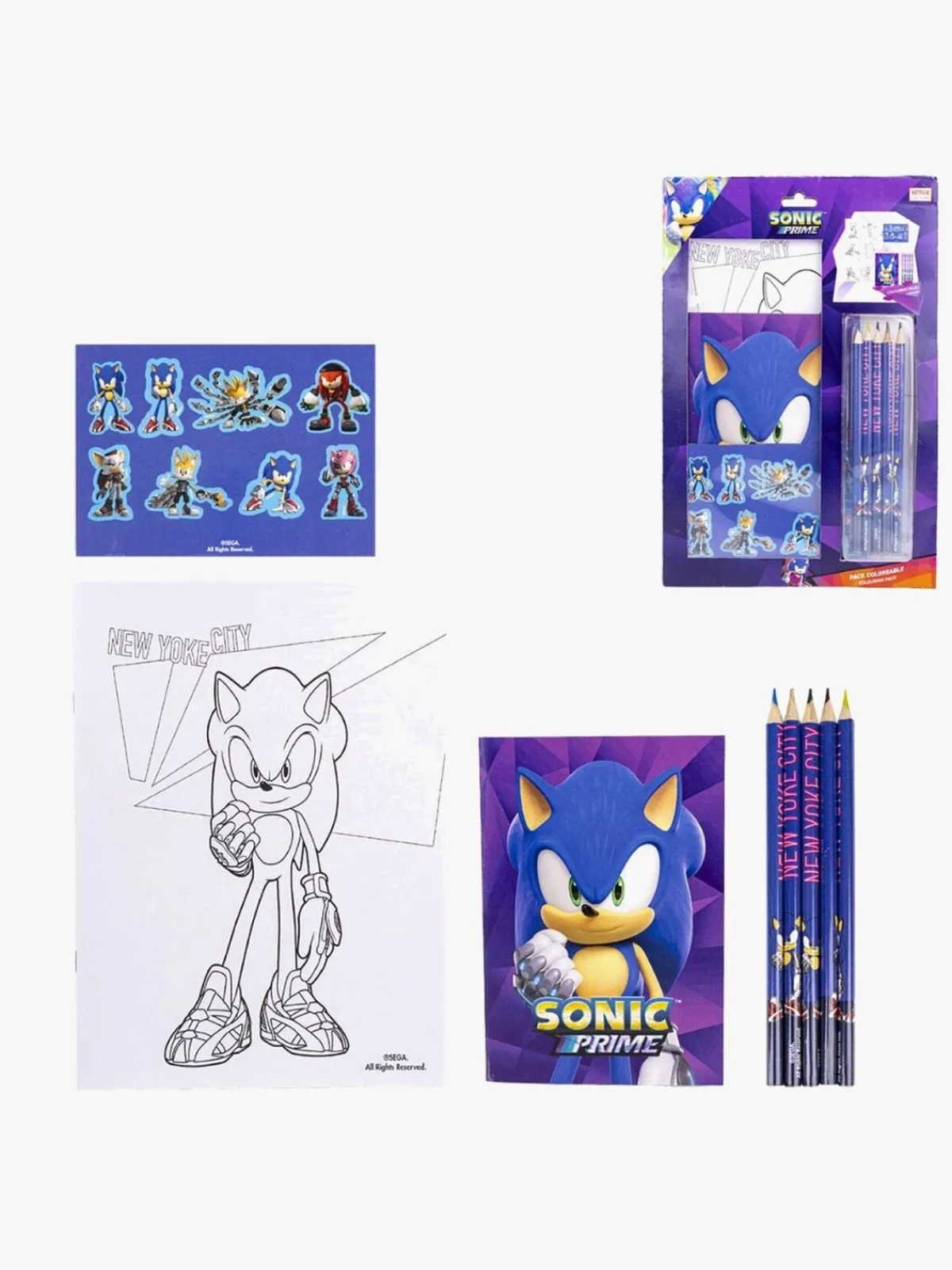 Sonic Kreativt Legetøj-Malesæt