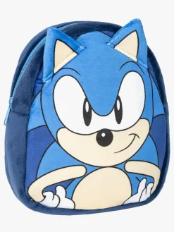 Børn Sonic Plys Rygsæk, Blå