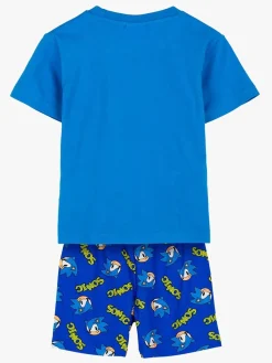 Børn Sonic Nattøj-Pyjamas, Blå