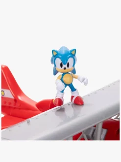 Sonic Legetøjsbiler & -Fartøjer-Tornado Biplan med -figur