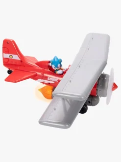 Sonic Legetøjsbiler & -Fartøjer-Tornado Biplan med -figur