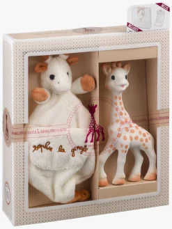 SophietheGiraffe Stofbleer, Nusseklude & Babytæpper-Sophie the Giraffe Gavesæt Nusseklud, Hvid