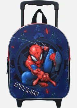 Børn Spiderman Spider-Man 3D Trolley Rygsæk Great Escapes, Sort