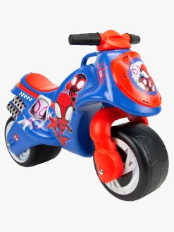 Pedal- & Gåbiler|Legetøj Til Børn På 0-10 År|Injusa Spiderman Gåbil Motorcykel, Blå/Rød