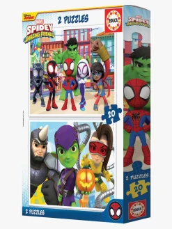 SpideyandFriends Spidey and His Amazing Friends Puslespil 2x20 Brikker