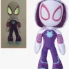 Dukker & Bamser|SpideyandFriends Spidey and His Amazing Friends Bamse Ghost Spider Selvlysende 25 cm