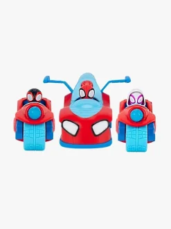 SpideyandFriends Legetøjsfigurer-Spidey and His Amazing Friends Team Split Racer Sæt