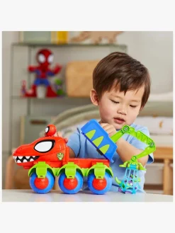 SpideyandFriends Legetøjsfigurer-Spidey and His Amazing Friends Dino-Webs Crawler Transportmiddel
