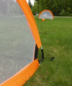 SportMe Boldsport-Pop-up Fodboldmål Sæt 2 Mål & 1 Bold