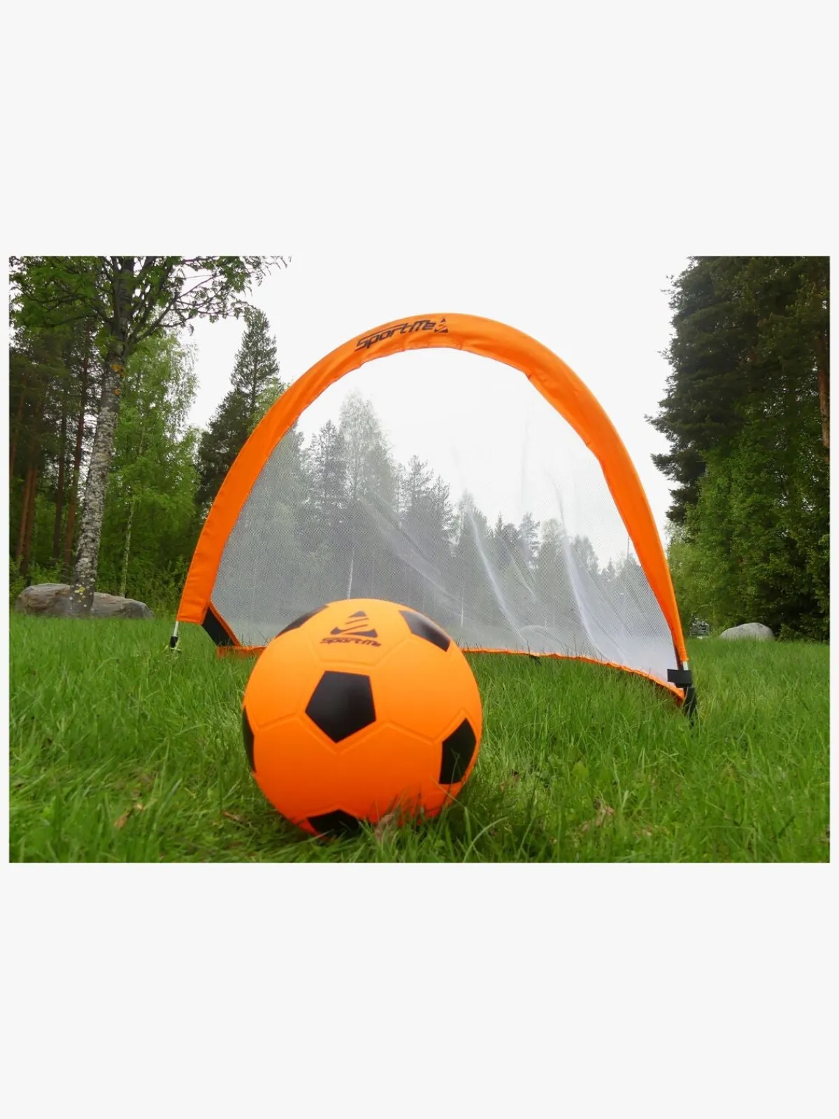 SportMe Boldsport-Pop-up Fodboldmål Sæt 2 Mål & 1 Bold