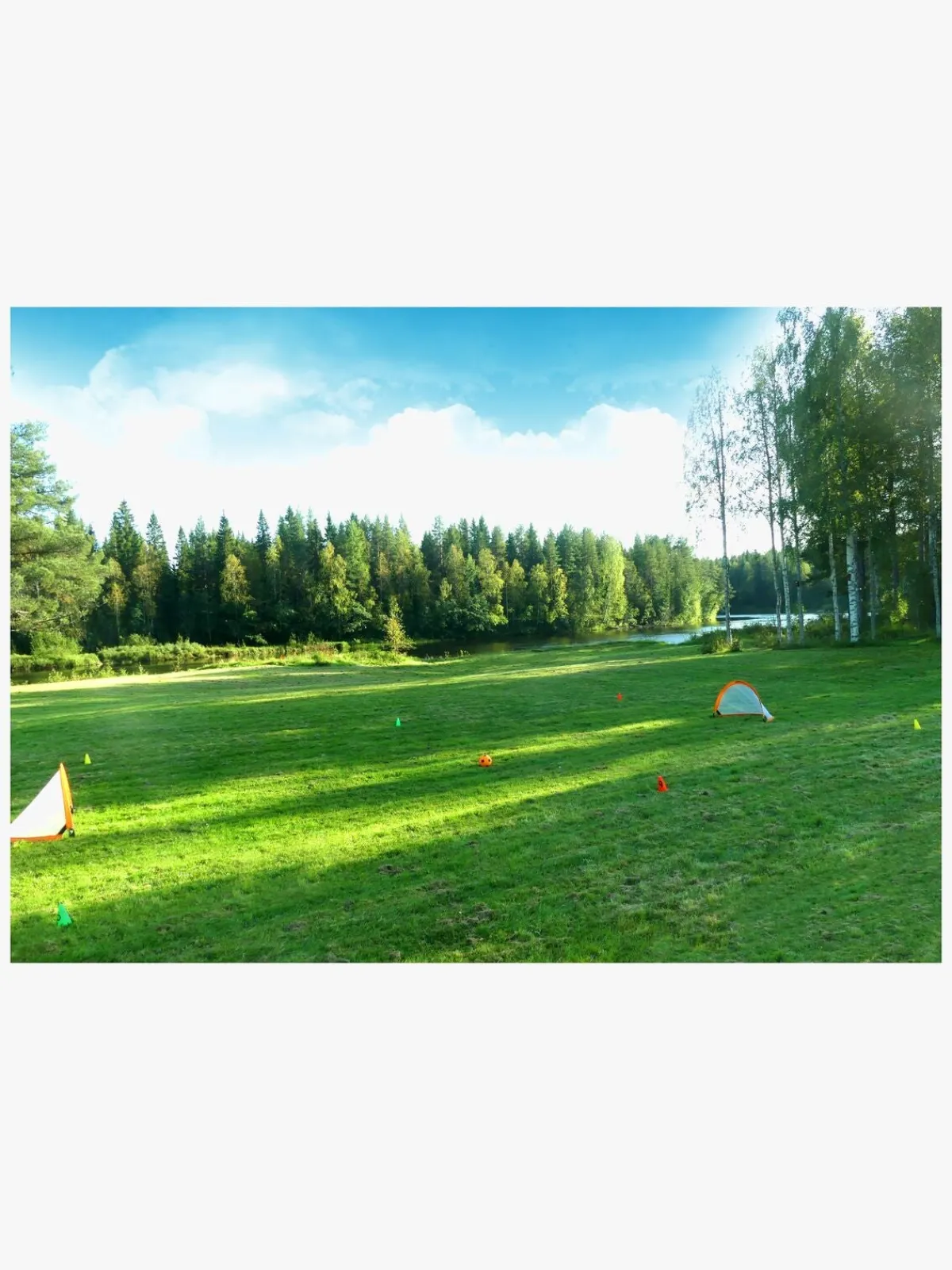 SportMe Boldsport-Pop-up Fodboldmål Sæt 2 Mål & 1 Bold