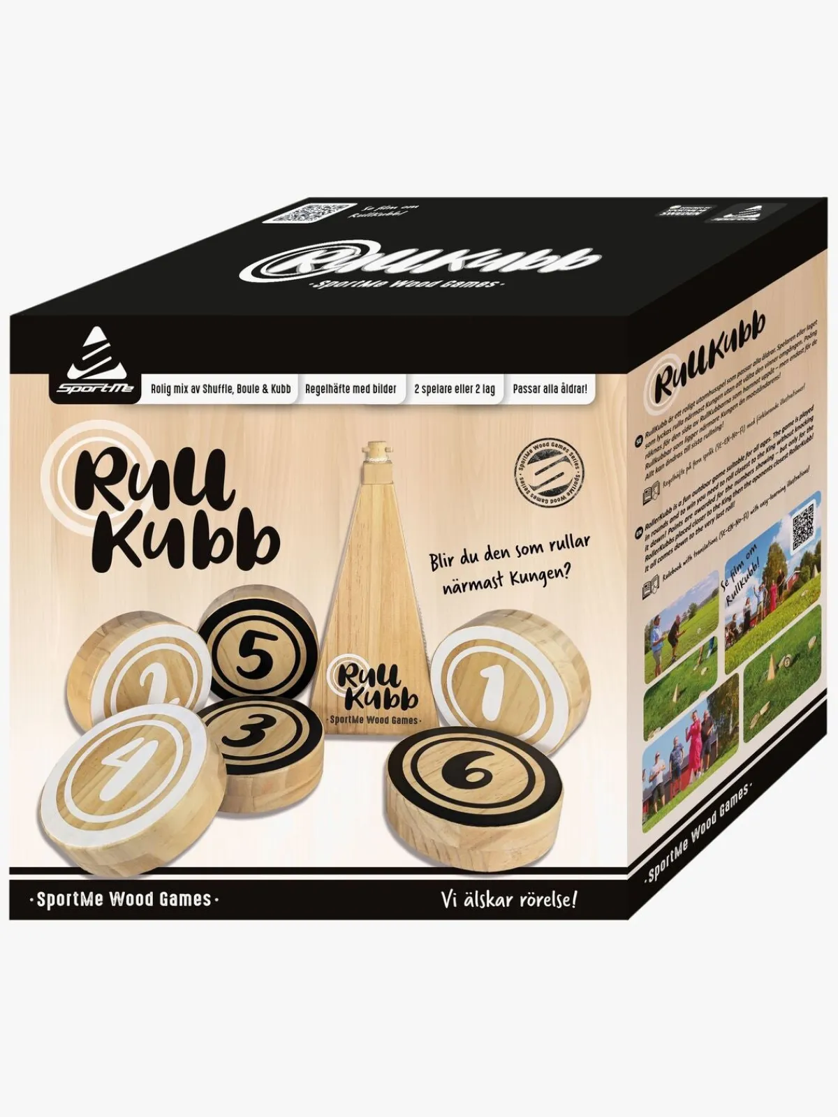 SportMe Havespil-Rulle-kubb