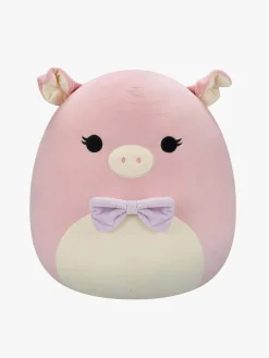 Dukker & Bamser|Squishmallows Bamse Hettie Gris 50 cm Lyserød/Hvid