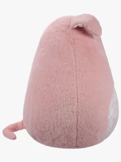 Dukker & Bamser|Squishmallows Fuzz A Mallows Bamse Peter Pig 50 cm Lyserød/Hvid