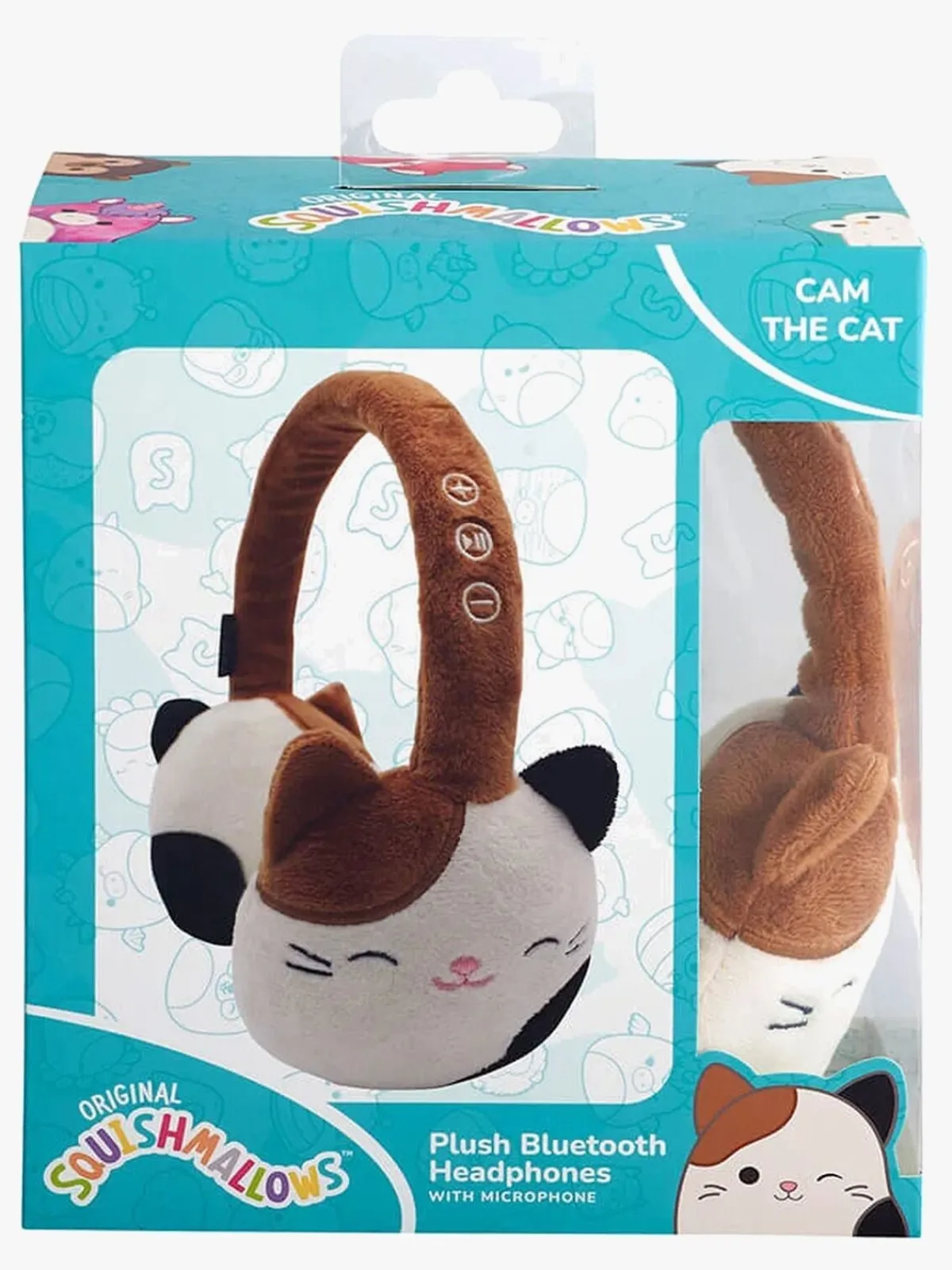 Elektronik & Media|Squishmallows Høretelefoner, Cam Brun/Hvid