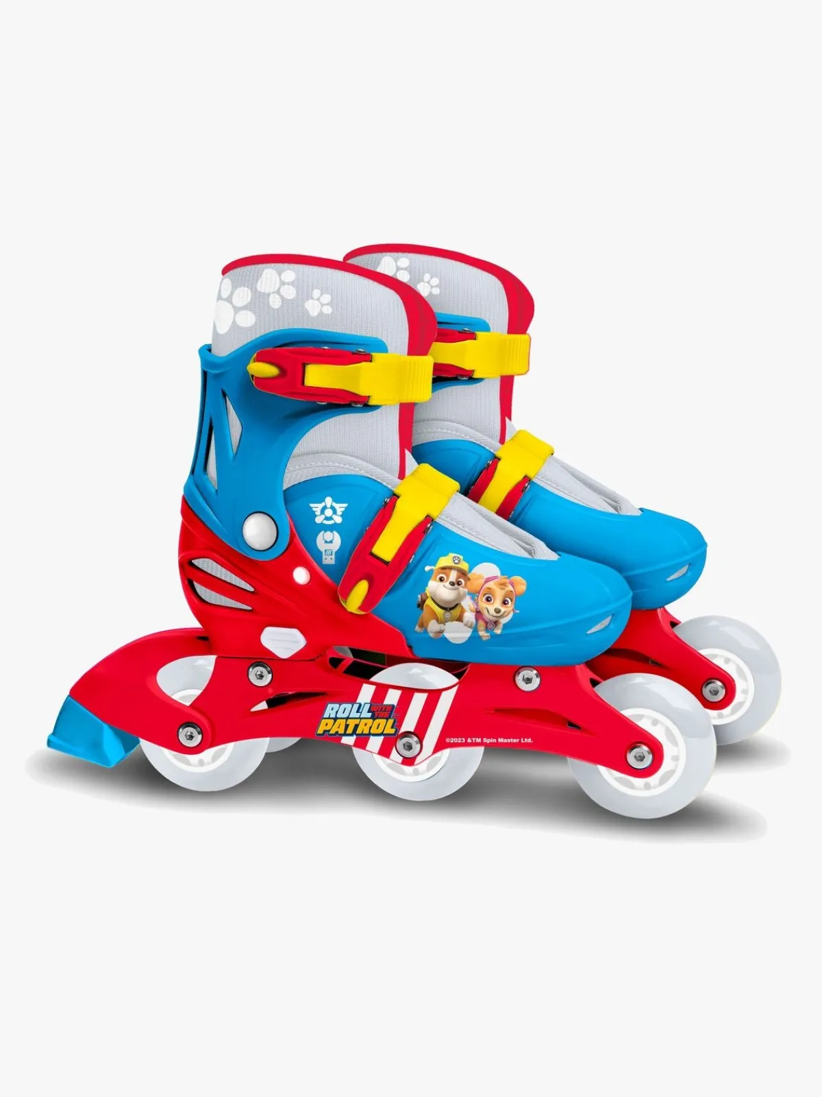 PawPatrol Stamp Paw Patrol Justerbar 2-i-1 Inliners Størrelse 27-30, Blå/Rød