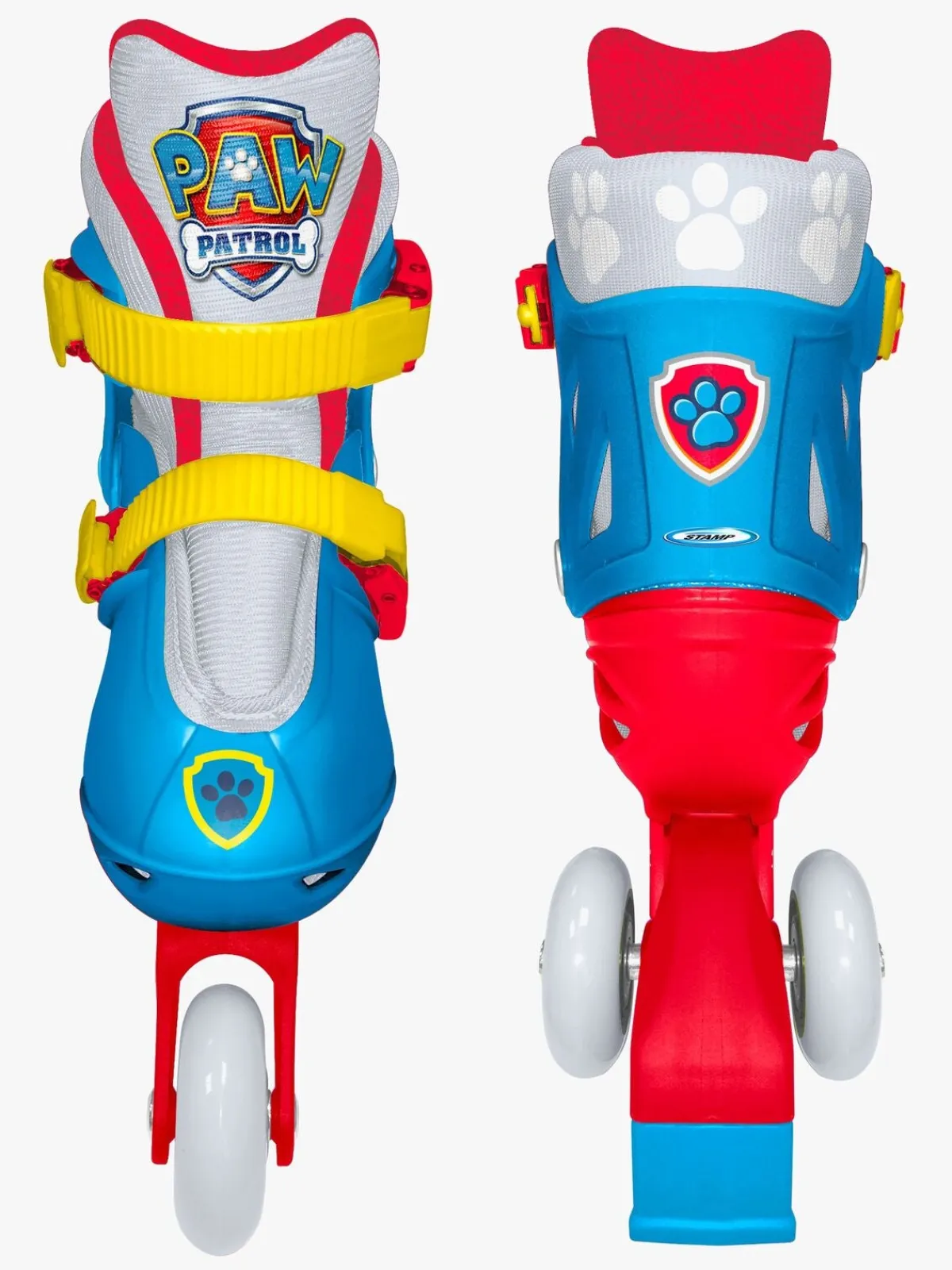PawPatrol Stamp Paw Patrol Justerbar 2-i-1 Inliners Størrelse 27-30, Blå/Rød