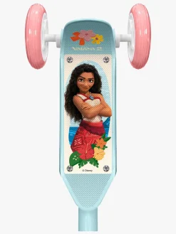 DisneyPrincess Stamp Vaiana Trehjulet Løbehjul, Blå/Pink