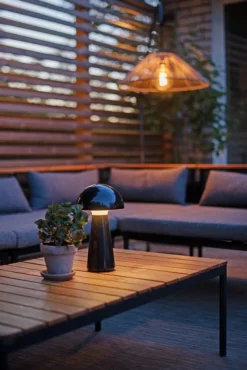 Børn StarTrading Star Trading Bordlampe Mushroom, Sort