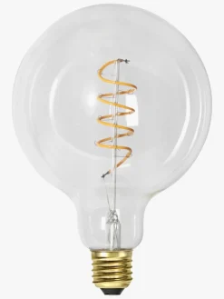 Børn StarTrading Lamper & Belysning-Star Trading LED-lampe E27 G125 Decoled Spiral Clear 3-step Memory