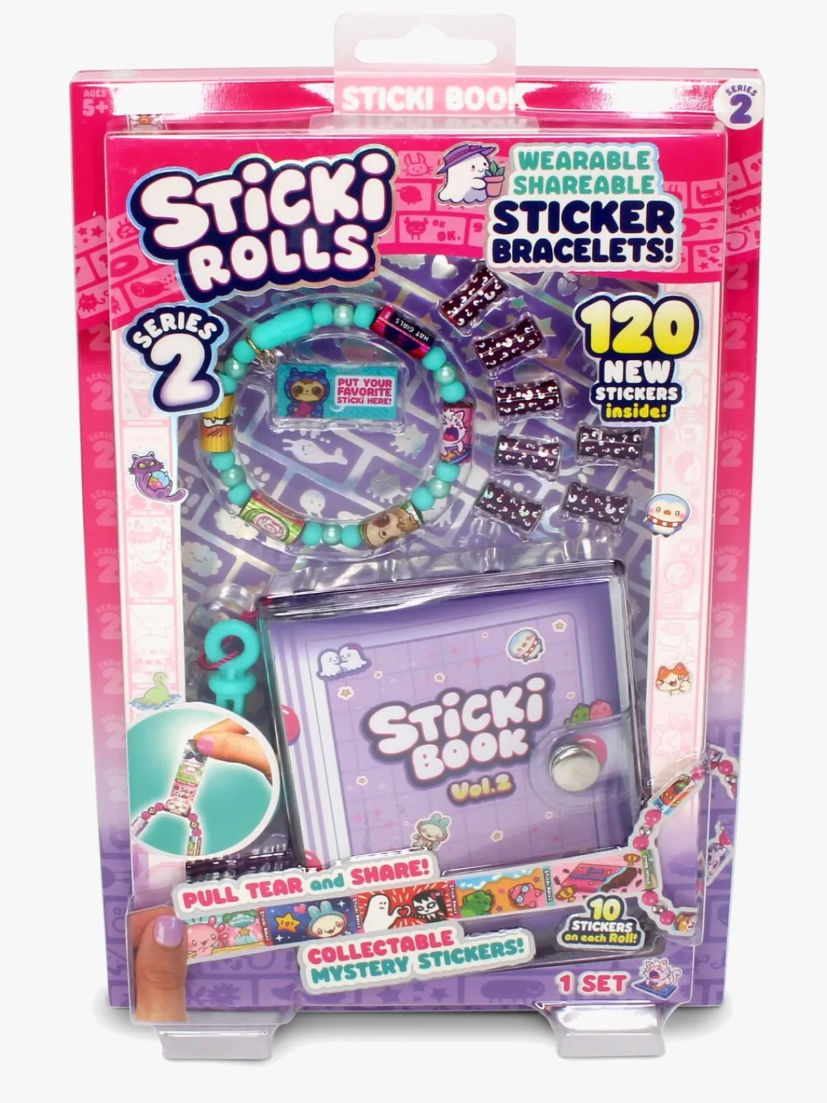 Kreativt Legetøj|StickiRolls Sticki Rolls Klistermærkebog S2