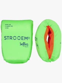 Børn Strooem Softies Badevinger, Lime-Orange