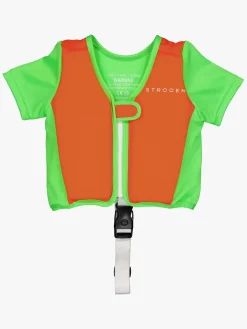 Børn Strooem Svømmevest, Orange-Lime