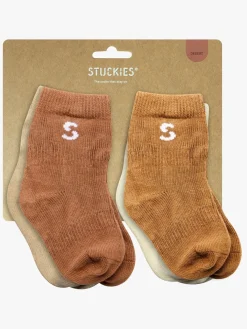Børn STUCKIES Strømper Baby 4-pak, Desert