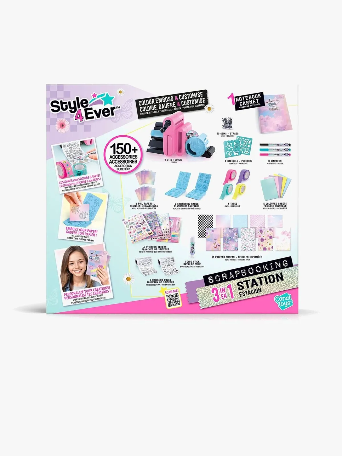 StudioCreator Kreativt Legetøj-Studio Creator Scrapbooking Studio 3-i-1