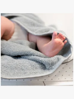Uv & Strand|Summerville Rabbit Babyhåndklæde Øko, Silver Grå