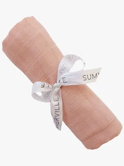 Børn Summerville Interiør-Tæppe/ Stofble i Musselin, Peachy
