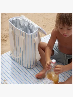 Tasker|SUNNYLiFE Køletaske til Drikkevarer, Le Weekend Blue-Crème