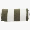 Børn SUNNYLiFE  Oppustelig Strandpude, The Vacay Olive Stripe