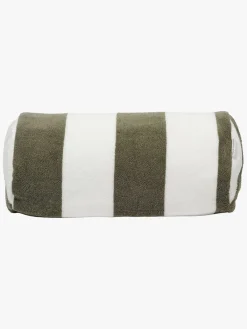 Børn SUNNYLiFE  Oppustelig Strandpude, The Vacay Olive Stripe