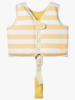 Børn SUNNYLiFE Svømmevest, Sid the Seagull Mustard Stripe