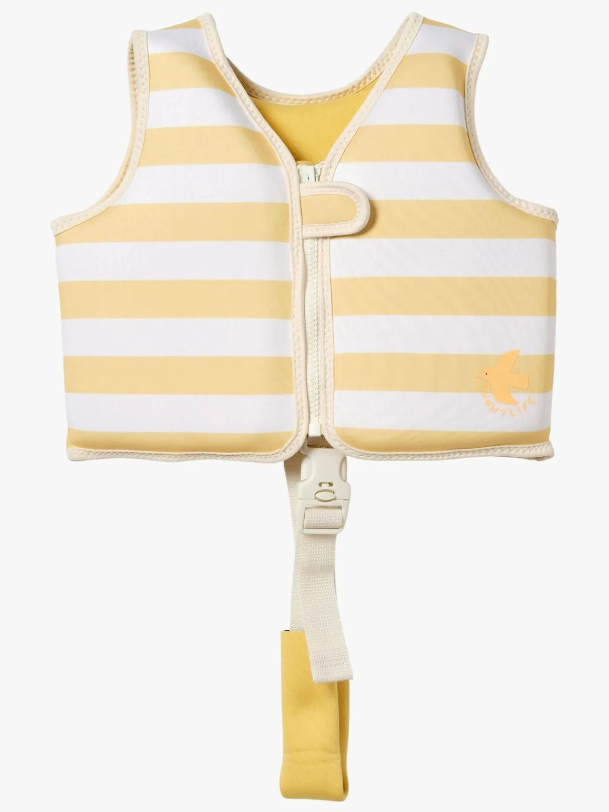 Børn SUNNYLiFE Svømmevest, Sid the Seagull Mustard Stripe