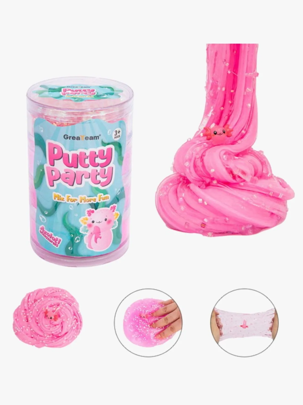 Suntoy Lærerig Leg|Spil & Puslespil-Modellervoks Axolotl 134 g