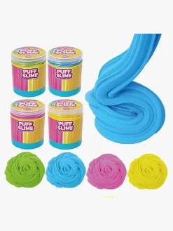 Suntoy Lærerig Leg|Eksperimenter & Videnskab-Puff Slime Klemmeslime 4-pak