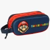 SuperMario Kreativt Legetøj-Super Mario 3D Dobbelt Penalhus, Rød/Marineblå
