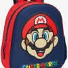 Børn SuperMario Tasker-Super Mario 3D Rygsæk 8,5L, Navy/Rød