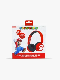 OTLTechnologies Elektronik & Media-Super Mario Høretelefoner Trådløse 85dB-95dB Sharing AUX