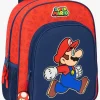 Børn SuperMario Super Mario Junior Rygsæk 15L Trick, Mørkeblå/Rød