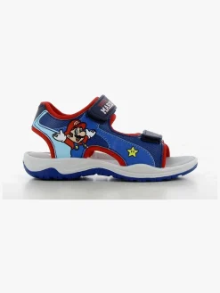 Børn SuperMario Super Mario Sandaler, Navy/Red