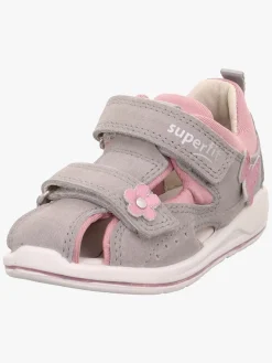 Børn Superfit Sandaler & Klipklapper-Boomerang Sandaler, Lysegrå/Lyserød