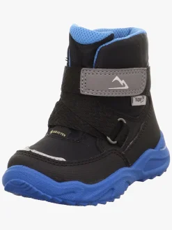 Støvler & Vinterstøvler|Superfit Glacier GTX Vinterstøvler, Black/Blue Sort/Blå