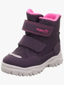 Børn Superfit Husky1 Vinterstøvler, Dark Purple/Pink