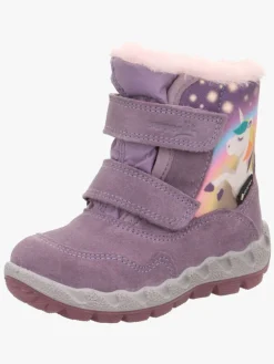 Støvler & Vinterstøvler|Superfit Icebird Vinterstøvler, Purple/Pink/Glitter Lyserød