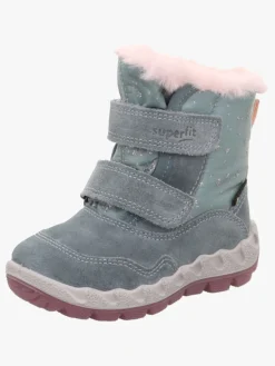 Børn Superfit Icebird Vinterstøvler, Light Green/Pink