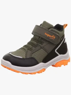 Børn Superfit Jupiter Mid GTX Sneakers, Green/Orange
