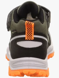 Børn Superfit Jupiter Mid GTX Sneakers, Green/Orange